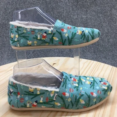 Zapatos planos Toms para mujer 7,5 sin cordones multicolor cómodos estampados de piel sintética 10019283 Foto 1 de 4