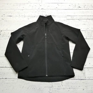 Black Diamond Jacket Womens M Black Softshell Full Zip Pockets Windbreaker - Picture 1 of 6
