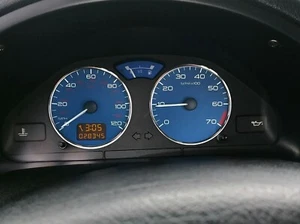 For Citroen Saxo 1996-2003 Polished aluminum rings for the gauge cluster 2pcs - Picture 1 of 12