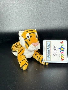 2001 ANIMAL ALLEY 4” MINIATURE TIGER PLUSH TOYS R US Ty Baby - Picture 1 of 4