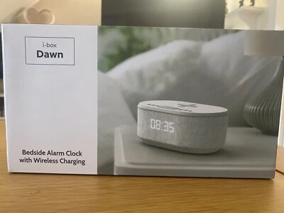 i-Box Bedside QI Wireless Charging Alarm Clock Radio With LED Display - Image 1 of 2
