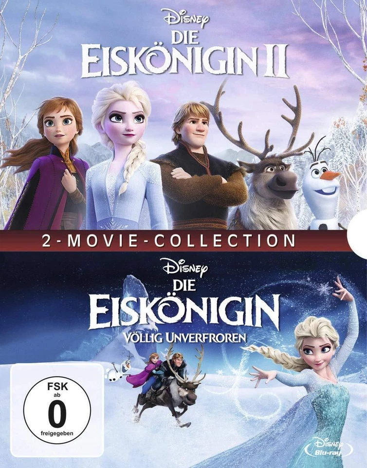 Die Eiskönigin 1+2 Teil (Blu-Ray, 2020)