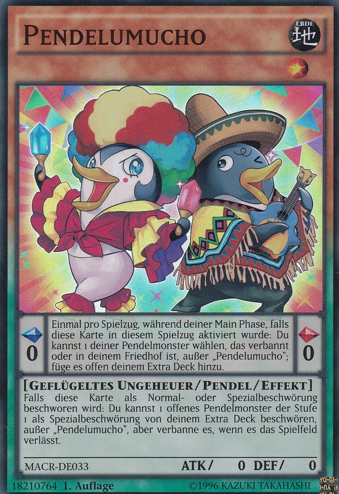 Yugioh MACR-DE033 Pendelumucho (Super Rare) - Bild 1 von 1