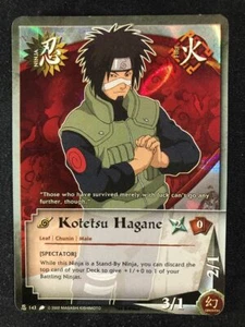 Naruto 143 Kotetsu Hagane Spectator Revenge and Rebirth Wavy Foil Unlimited - Picture 1 of 2