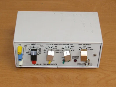 Preamplificador Grass Instrument Co. P55 A.C. P55C para piezas o reparación Foto 1 de 4