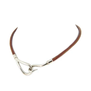 HERMES bracelet Brown silver Women Authentic secondhand - Picture 1 of 3