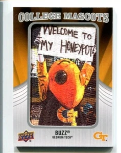2012 Upper Deck College Mascots Manufactured Patch CM-20 GEORGIA TECH - Picture 1 of 2