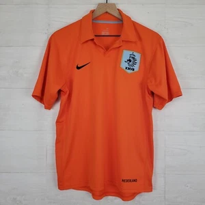 Nike Sphere Dry Nederland KNVB arancione manica corta casual polo uomo media - Foto 1 di 13