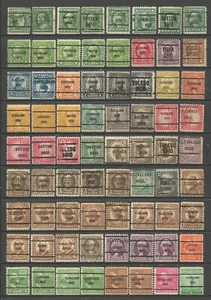 ETATS UNIS : PRECANCELS : OHIO : 72 Timbres différents - Imagen 1 de 1