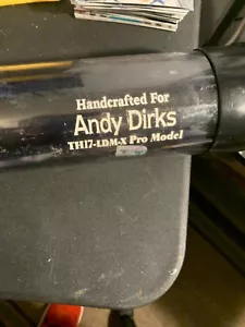 ANDY DIRKS GIOCO USATO BAT CRACKED MARUCCI 634334 EK ~ TH17-LDM-X PRO MODEL BAT - Foto 1 di 6