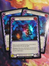 3x Spectral Prowler Yellow Rainbow Foil Playset Dynasty Flesh and Blood