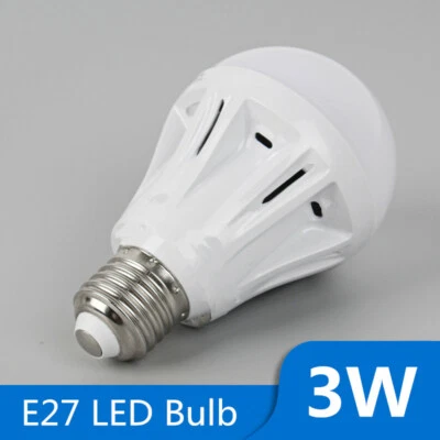 3W 5W 7W Energy Saving E27 LED Bulb Light Globe Lamp Cool white Warm White DC12V - Image 1 of 4