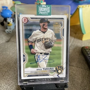 2024 Topps Archives Signature Series Brice Turang/45 - Picture 1 of 3
