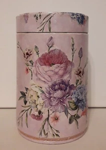 Decorated coffee/tea jar, Decoupage, Home Decor, Handmade - Picture 1 of 2