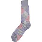 The Men's Store Mens Blue Arygyle Striped Knit Crew Socks 10-13 BHFO 8924