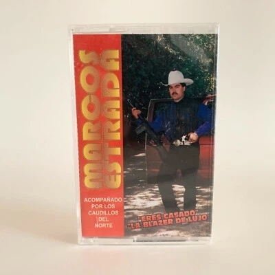 Marcos Estrada Cassette Con Los Caudillos del Norte Corridos Chalino Rare New - Image 1 of 3
