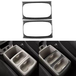 Carbon Fiber Water Cup Holder Panel Cover For Grand Caravan C/V Town & Country - Bild 1 von 15