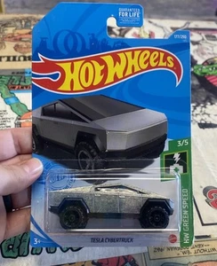 Hot Wheels Tesla Cybertruck 3/5 silber EV 177/250 Green Speed 2021 - Bild 1 von 2