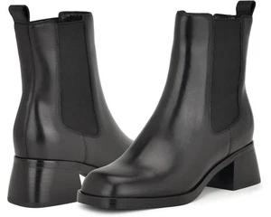 Botines de cuero Leriv Nine West para mujer. Negro. Talla: US 5,5 M. NUEVO CON CAJA. - Imagen 1 de 10