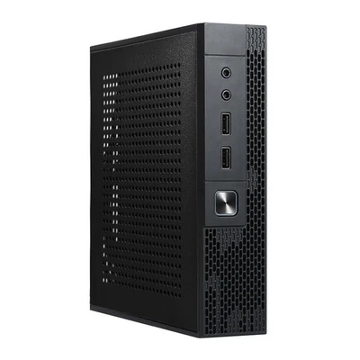 SKTC TX02 ITX Mini-Desktop-Gehäuse unterstützt 1U FLEX PSU 1,75 l Volumen - Bild 1 von 4