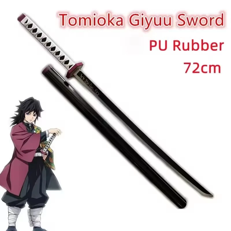Demon Slayer 72cm Tomioka Giyuu Sword Top Weapons Cosplay Prop 2025 1:1 - NEW - Image 1 of 1