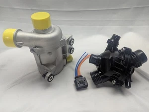 Water Pump w/ Thermostat & Bolt For BMW 128i 325i 328i 528i 530i X3 11517586925 - Picture 1 of 7