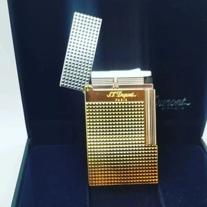 ST DUPONT LIMITED EDITION LINE 2 FEUERZEUG GOLDEN HOUR 150TH GOLD ROSE SLVR C16140 - Bild 1 von 3