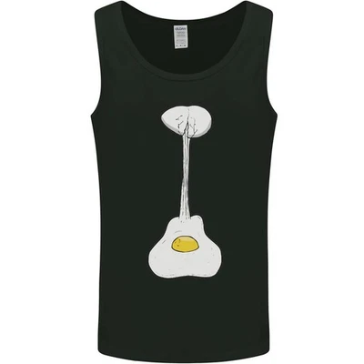 Funny Egg Guitar Acoustic Electric Bass Mens Vest Tank Top - Image 1 of 4