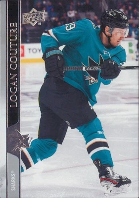 Logan Couture #397 2020-21 Upper Deck San Jose Sharks - Image 1 of 2