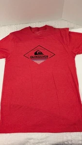 T-shirt uomo Quicksilver rossa maniche corte taglia M - Foto 1 di 4