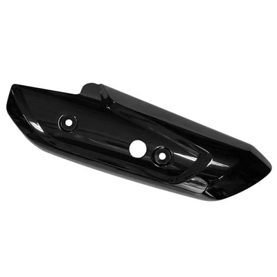 MF2459 Protezione Copri Marmitta Nero Lucido Yamaha TMax 530 560 da 2017 a 2024 - Immagine 1 di 4