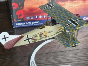 Corgi Fokker D.VII (OAW) AA38906 Wilhelm Scheutzel, Jasta 65, ‘Seven Swabians’ - Picture 1 of 22