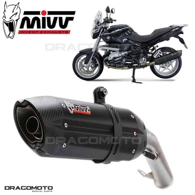 Scarico BMW R 1200 R 2010 MIVV Suono Nero Foto 1 de 3