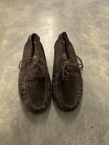 Polo Ralph Lauren Bienne II braune Lederschuhe Größe 10,5 D - Bild 1 von 5