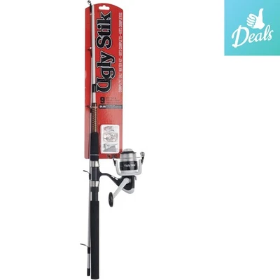 Versatile 7ft Fishing Rod & Reel Combo - Perfect for Saltwater Bass & Trout - Image 1 of 2