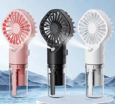 Portable 2-in-1 Air Fan Air Cooler 4 Speeds Mist Humidifier Cooling Handheld - Image 1 of 4