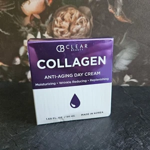 Clear Beauty COLLAGEN Anti Aging Tagescreme - NEU VERSIEGELT 50ml - Faltenreduzierend - Bild 1 von 4