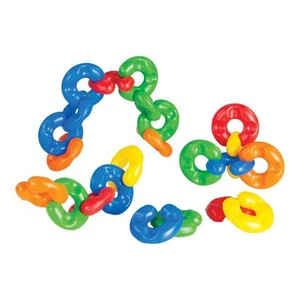 Joyn Toys Chunky Soft C Rings Manipulative Set - 60 Pieces - Picture 1 of 4