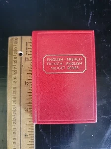 English french midgets series tiny mini Red Book Belgium Burgess Bowes Collectib - Picture 1 of 12