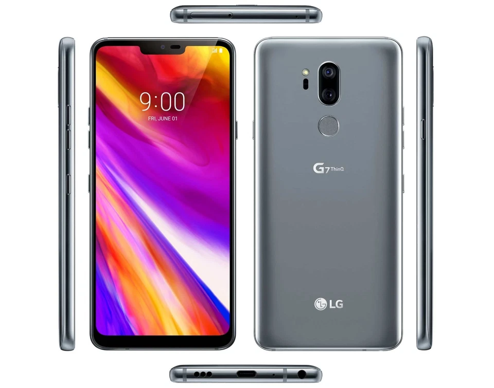 LG G7 ThinQ - 64 GB - Gray (Unlocked) - Image 1 of 1