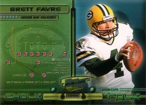 BRETT FAVRE: 1999 Pacific Revolution, Chalk Talk insert card #10 (Green Bay) - Picture 1 of 2