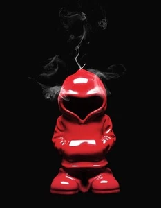 CLOT x OBJECTIVE COLLECTIBLES "SPECTOR" - ROT Keramik Räucherstäbchen Ornament 15 Zoll - Bild 1 von 10