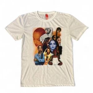 SADE Photo Collage T-Shirt Size Medium - White - Picture 1 of 6