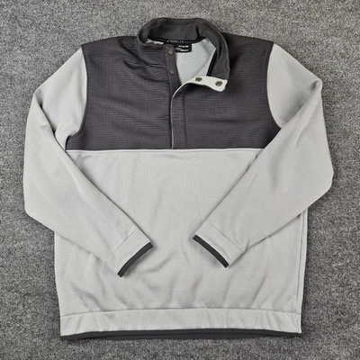 Suéter Pullover de Golf Under Armour Storm 1/2 Snap ColdGear Hombres XL Gris Calce Suelto Foto 1 de 4