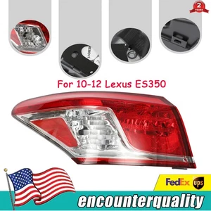 Tail Light fit 2010 2011 2012 Lexus ES350 Tail Light Rear Outer Lamp Left Side - Picture 1 of 15