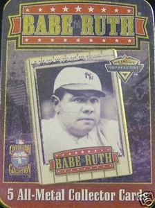 METALLIC IMPRESSIONS BABE RUTH METALLIC TIN SET - Picture 1 of 1