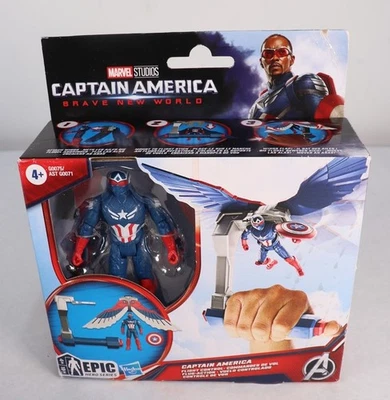 Figura de control de vuelo del Capitán América Marvel nueva ropa de estante Foto 1 de 4