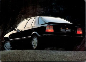 Postal publicitaria Saab 9000 Turbo 16 automóvil 4x6 - Imagen 1 de 2