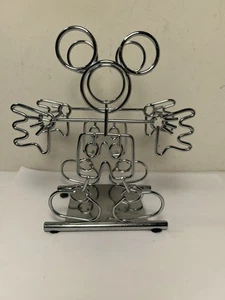 Servilletero Mickey Mouse de alambre de metal Disney - Imagen 1 de 7
