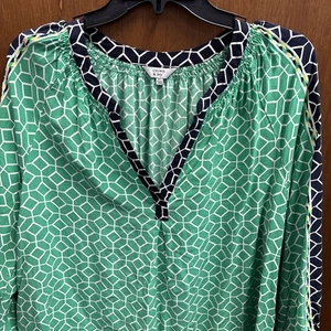 Crown & Ivy Women’s 3/4 Sleeves Blouse Tunic Size XL - Picture 1 of 6